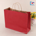 Red craft paper bags with your own logo for underwear